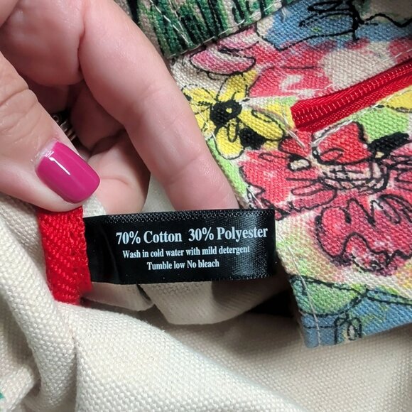 Brighton Love Tote Bag Canvas Large Tweet - Picture 11 of 13